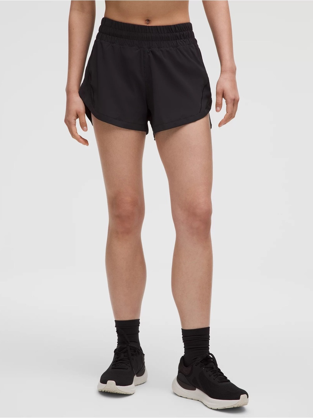 Lululemon Track That HR Short 3”, Black, size 4